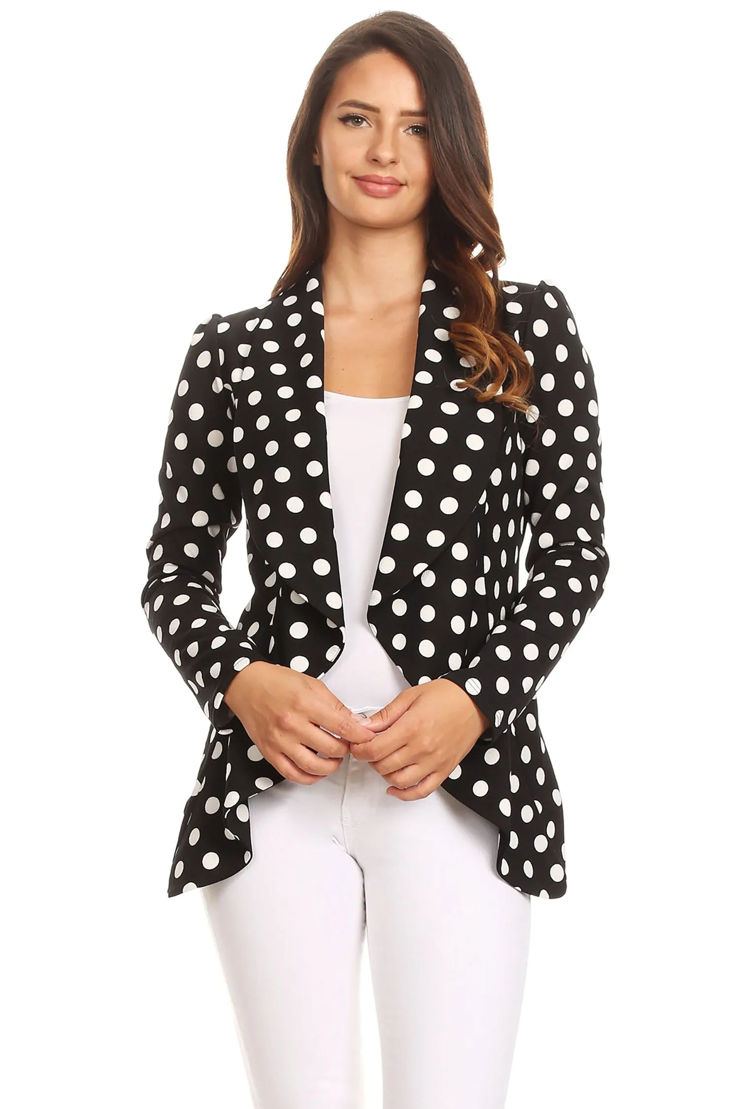 Women's Classic Casual Work Draped Open Front Blazer V596 $13EACH