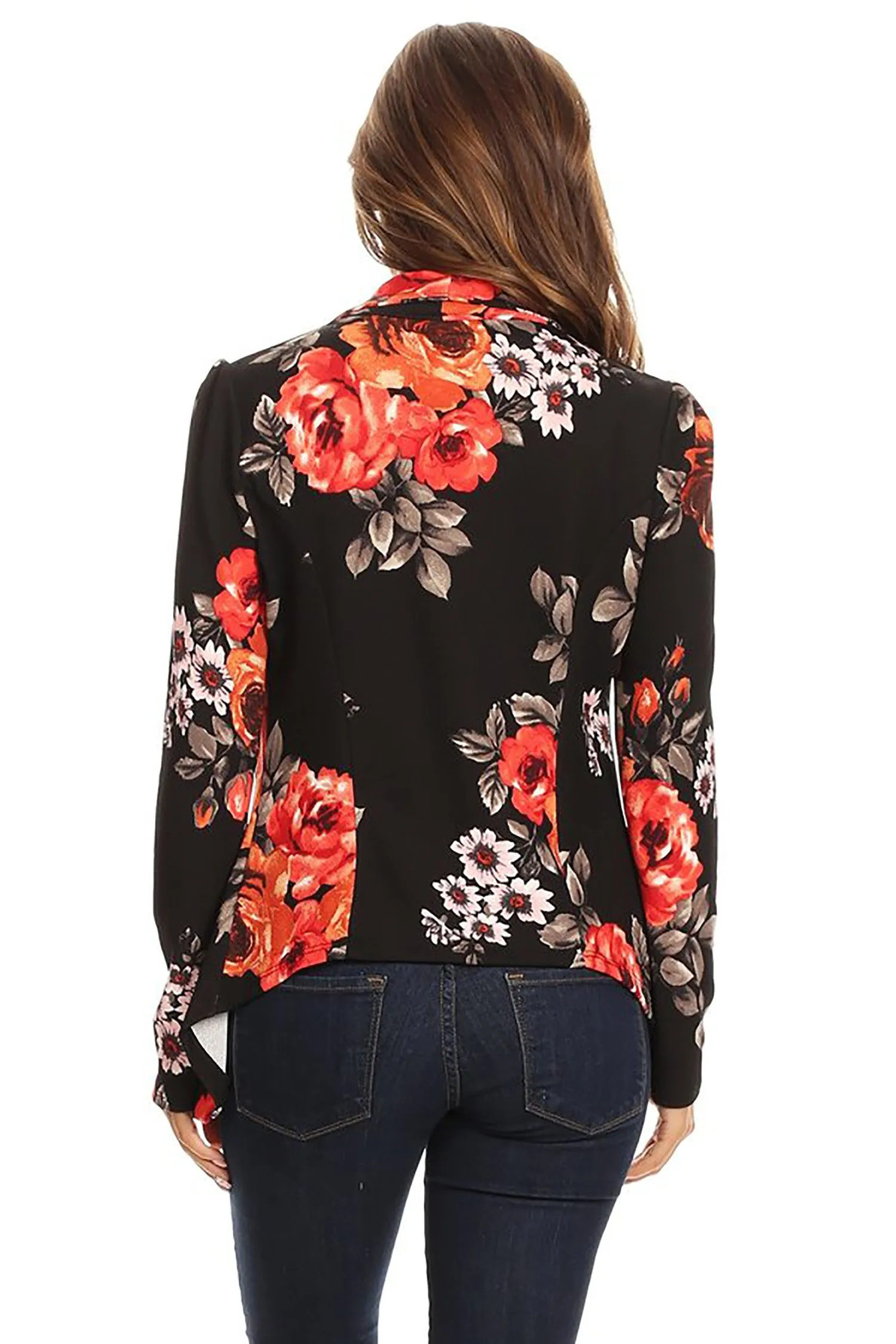 Women's Classic Casual Work Draped Open Front Blazer V596 $13EACH