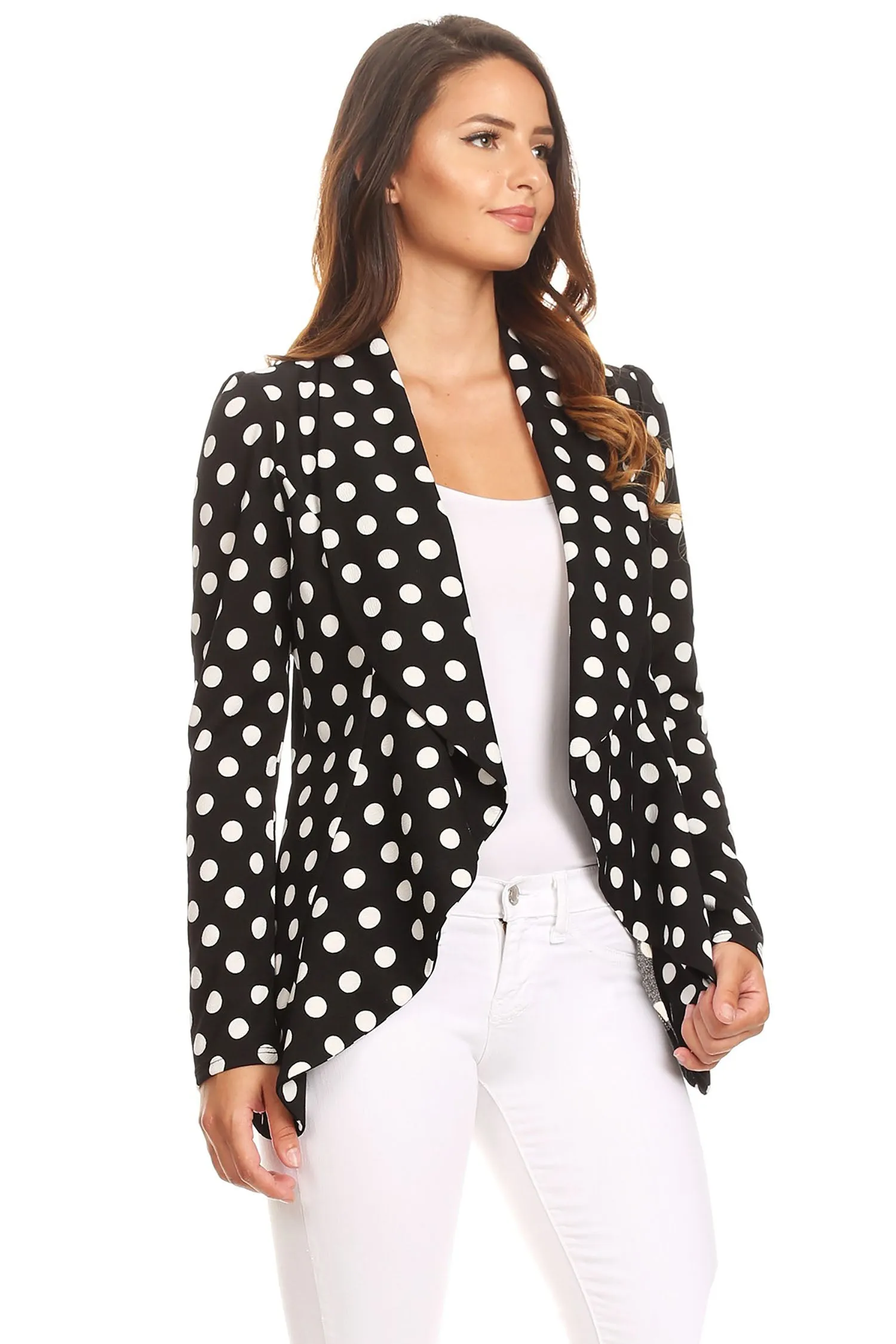 Women's Classic Casual Work Draped Open Front Blazer V596 $13EACH