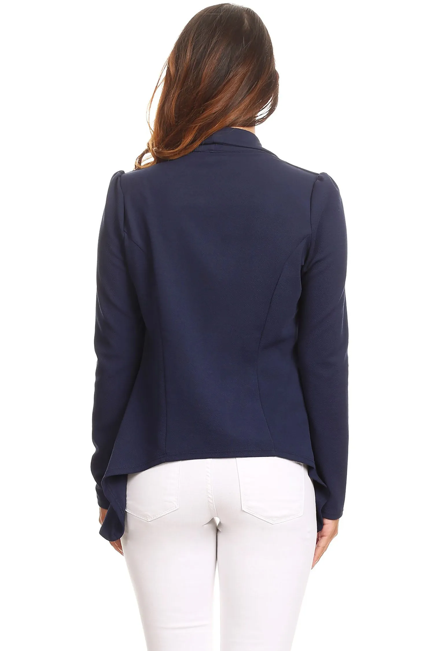 Women's Classic Casual Work Draped Open Front Blazer V596 $13EACH