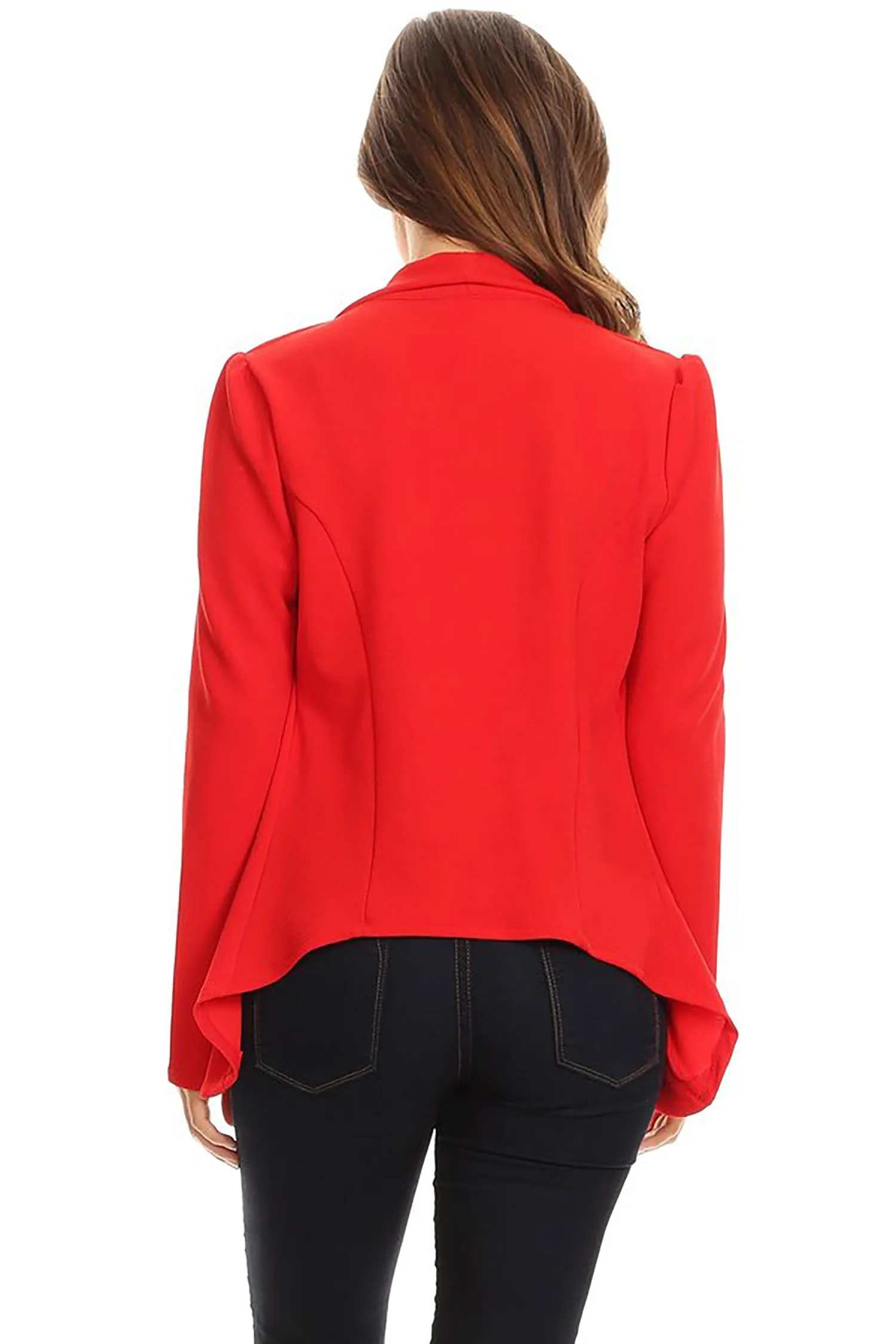 Women's Classic Casual Work Draped Open Front Blazer V596 $13EACH