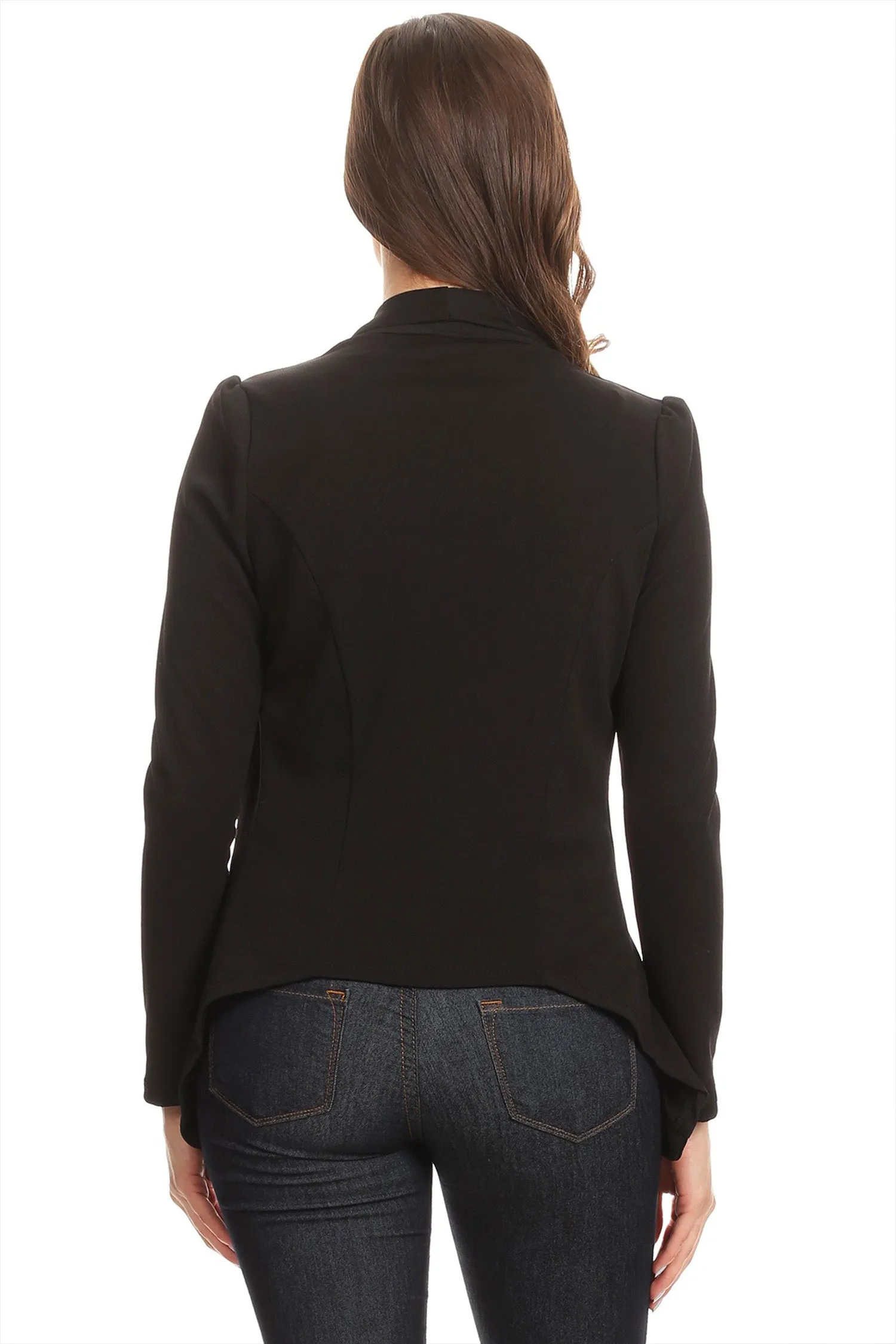 Women's Classic Casual Work Draped Open Front Blazer V596 $13EACH