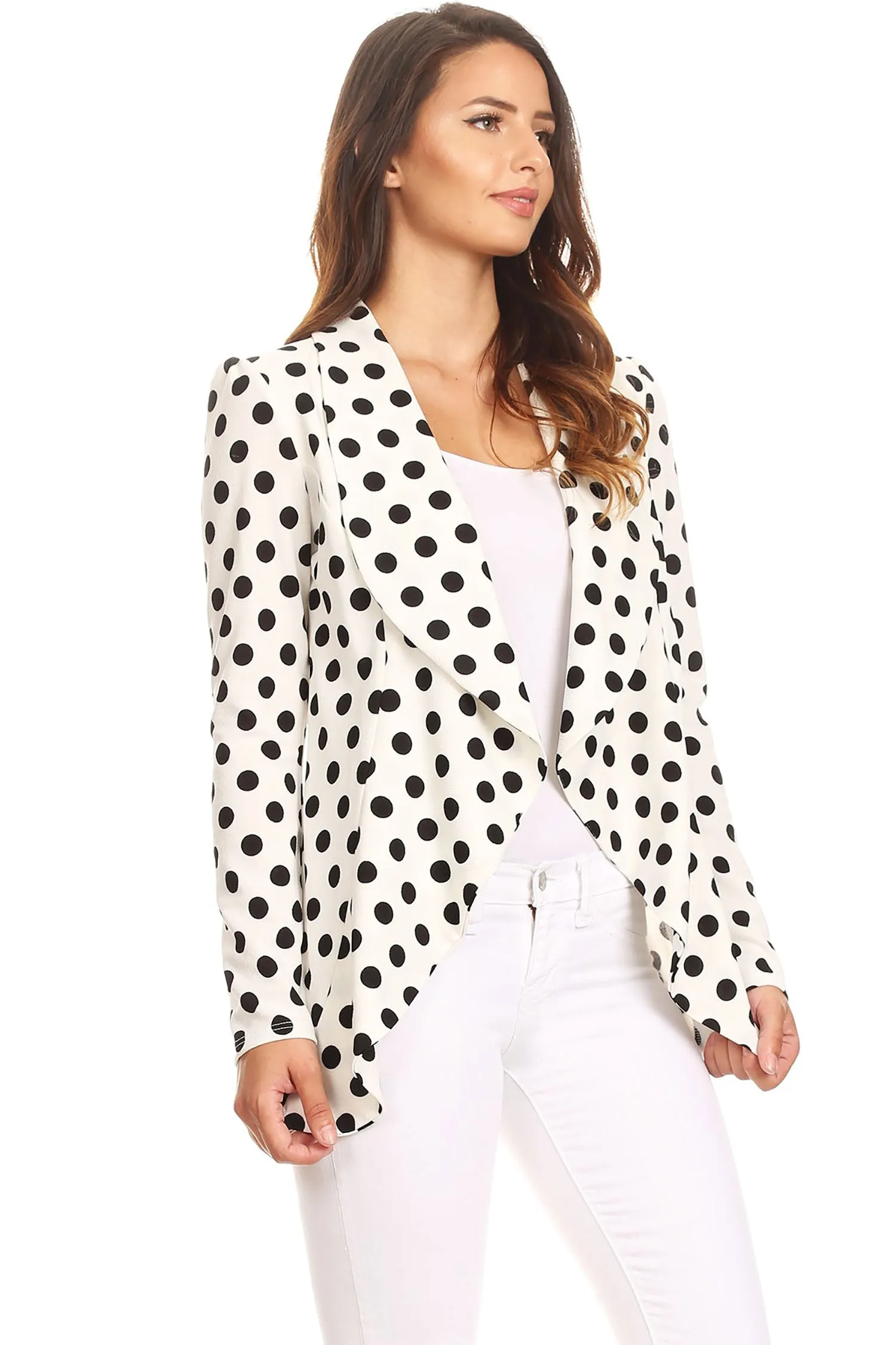 Women's Classic Casual Work Draped Open Front Blazer V596 $13EACH