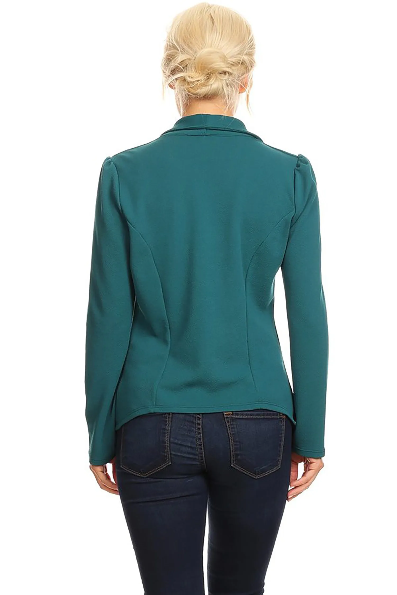 Women's Classic Casual Work Draped Open Front Blazer V596 $13EACH