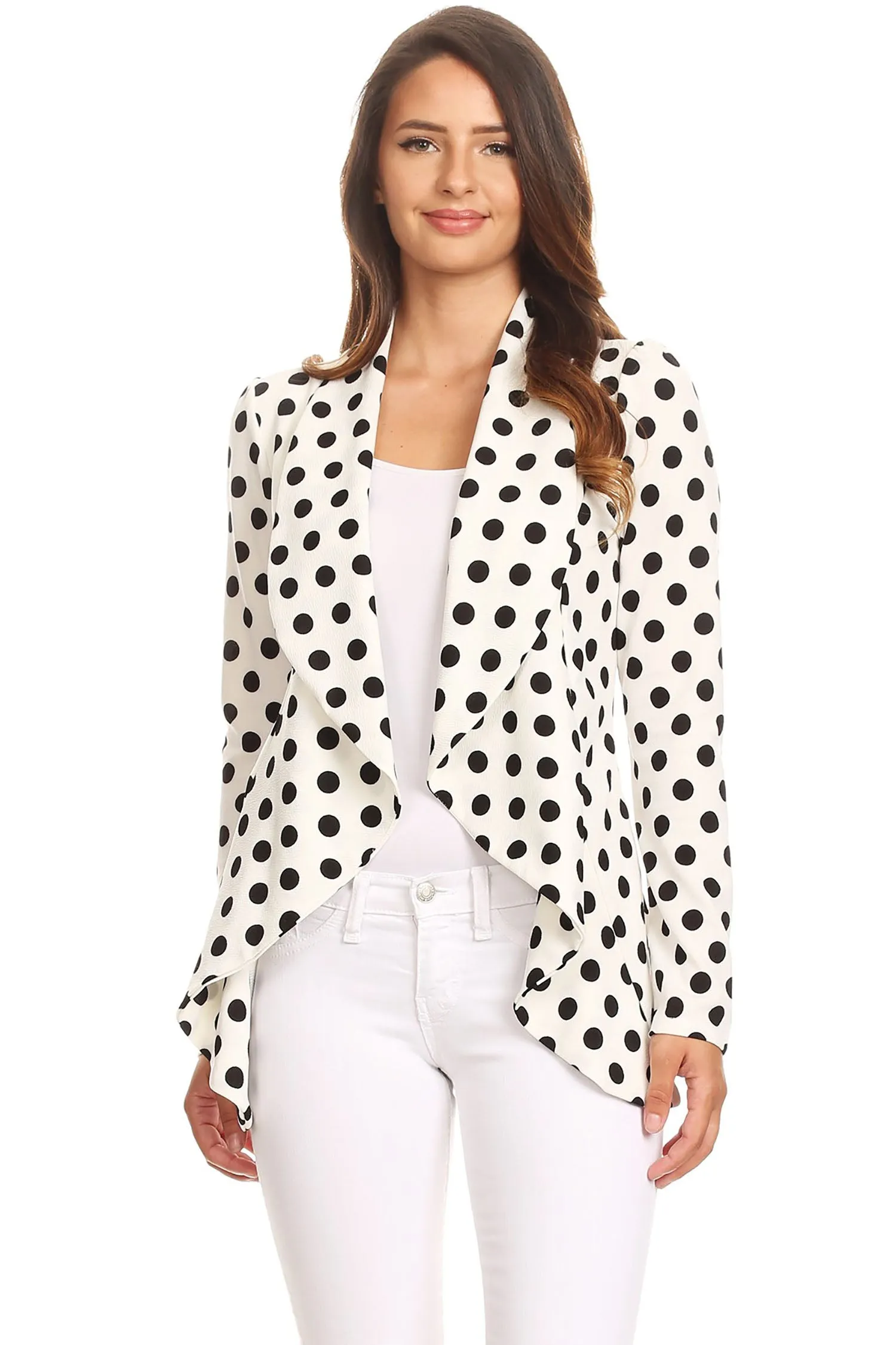 Women's Classic Casual Work Draped Open Front Blazer V596 $13EACH