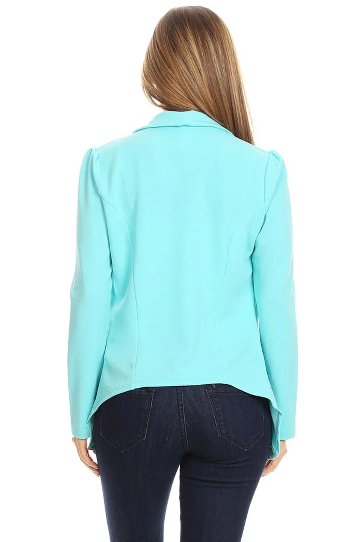 Women's Classic Casual Work Draped Open Front Blazer V596 $13EACH