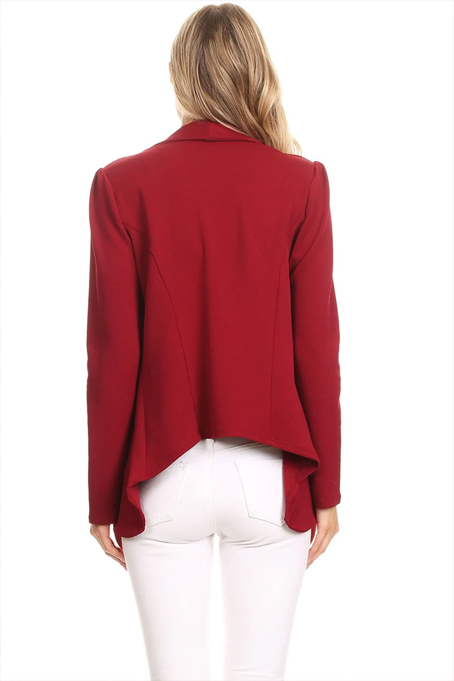 Women's Classic Casual Work Draped Open Front Blazer V596 $13EACH