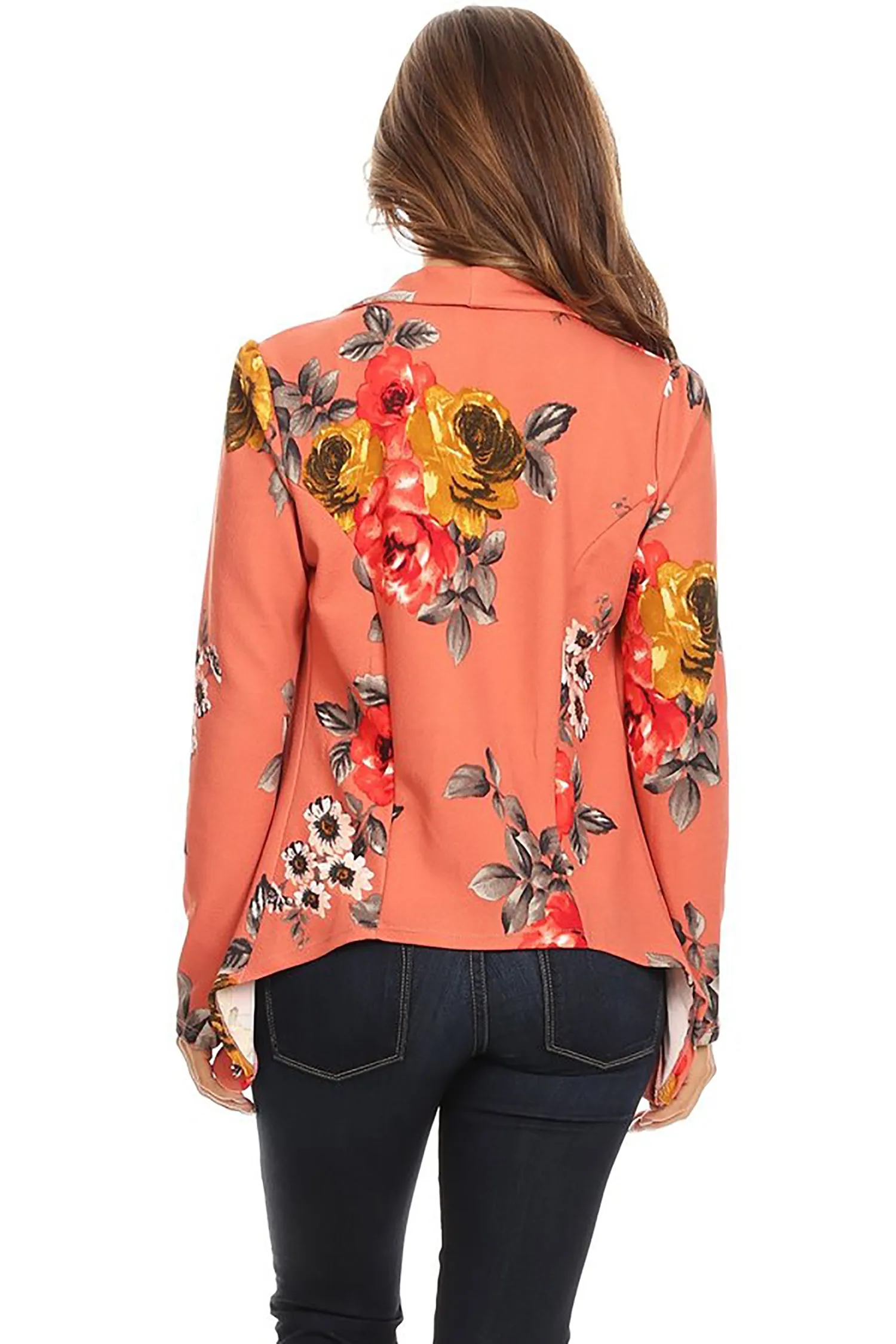 Women's Classic Casual Work Draped Open Front Blazer V596 $13EACH