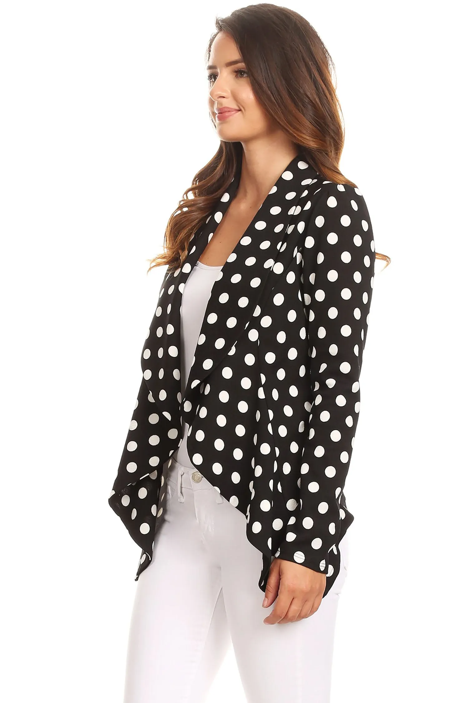 Women's Classic Casual Work Draped Open Front Blazer V596 $13EACH