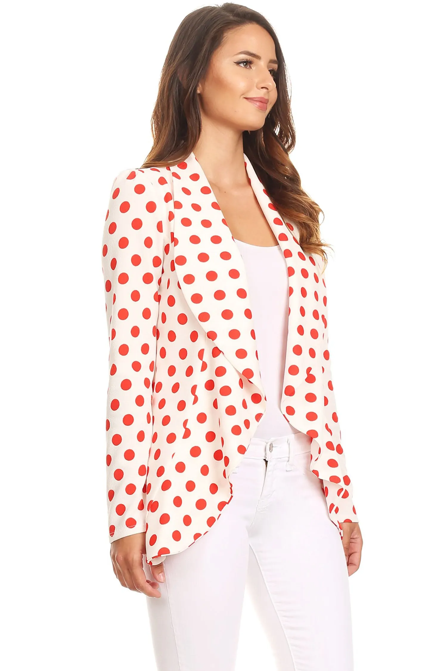 Women's Classic Casual Work Draped Open Front Blazer V596 $13EACH