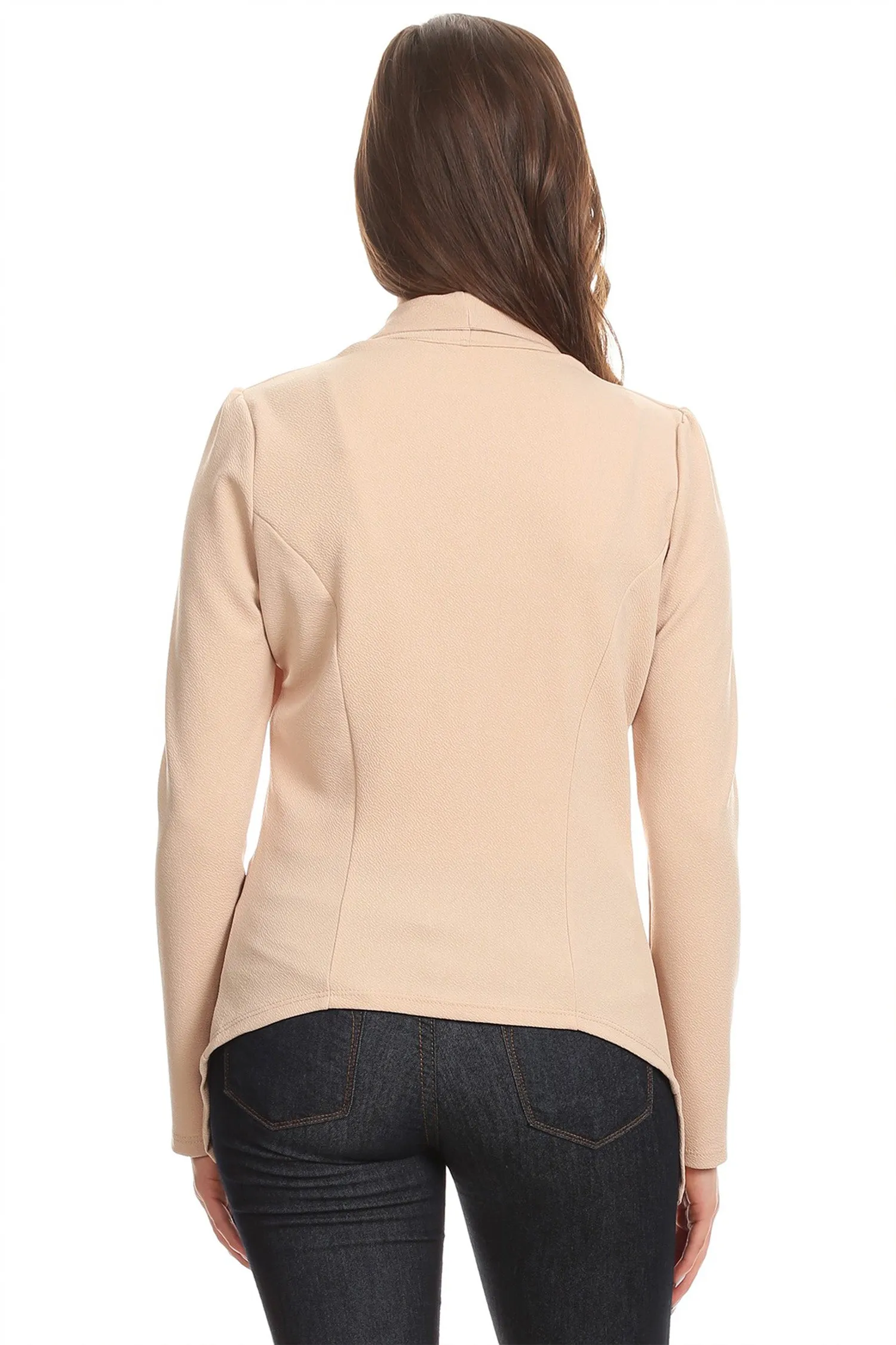 Women's Classic Casual Work Draped Open Front Blazer V596 $13EACH