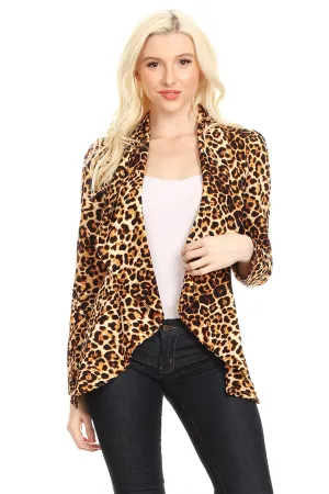 Women's Classic Casual Work Draped Open Front Blazer V596 $13EACH