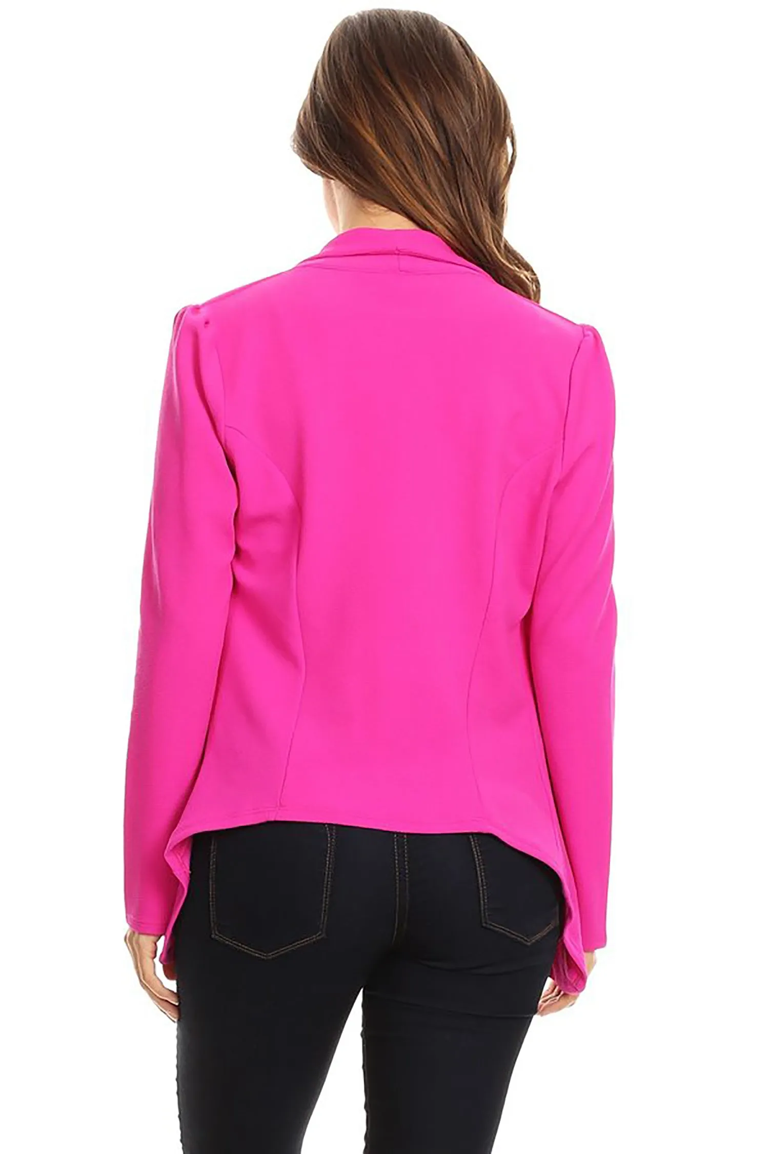 Women's Classic Casual Work Draped Open Front Blazer V596 $13EACH