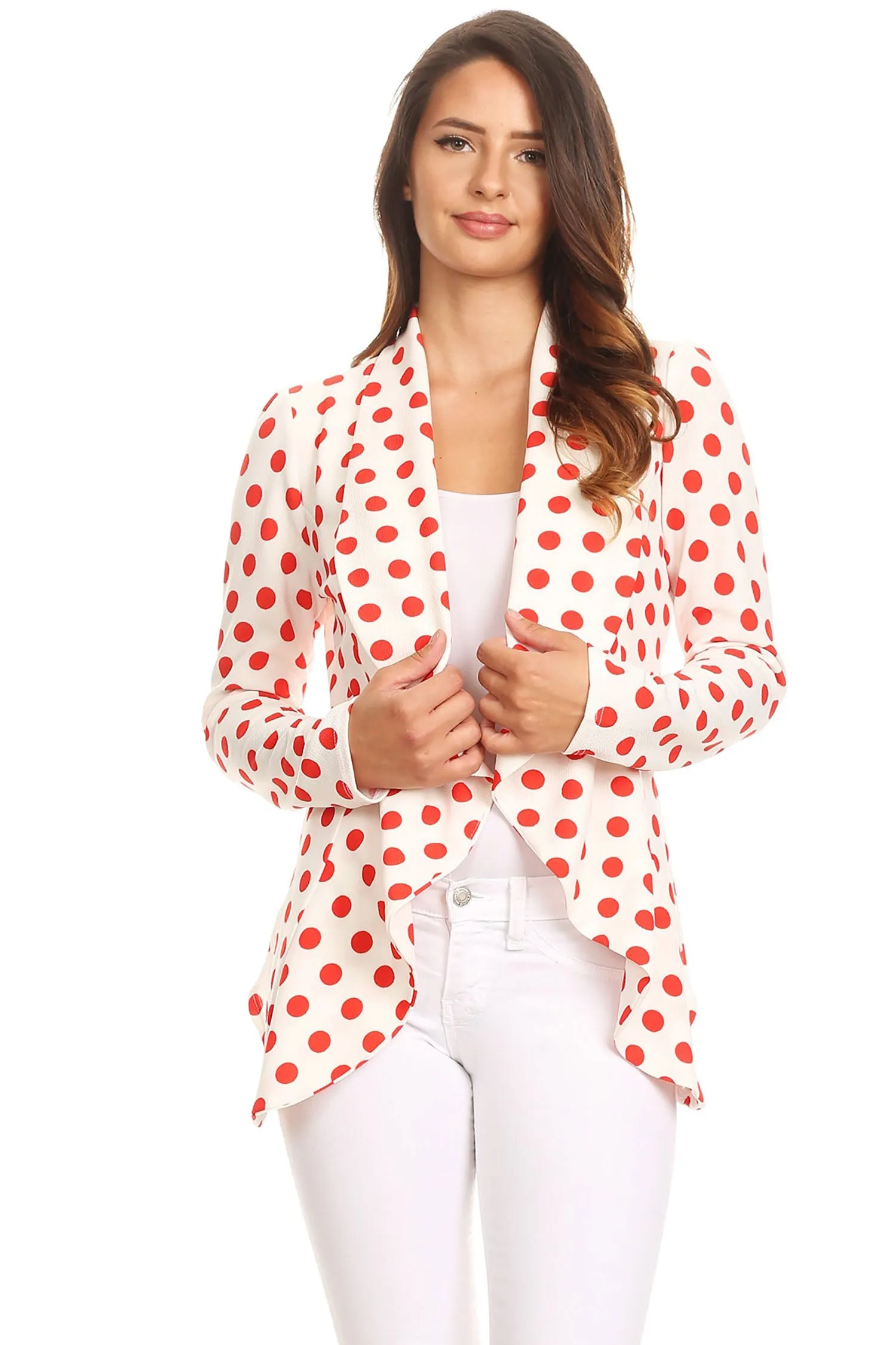Women's Classic Casual Work Draped Open Front Blazer V596 $13EACH