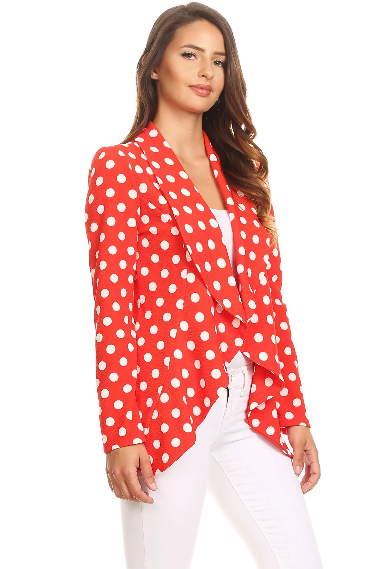 Women's Classic Casual Work Draped Open Front Blazer V596 $13EACH