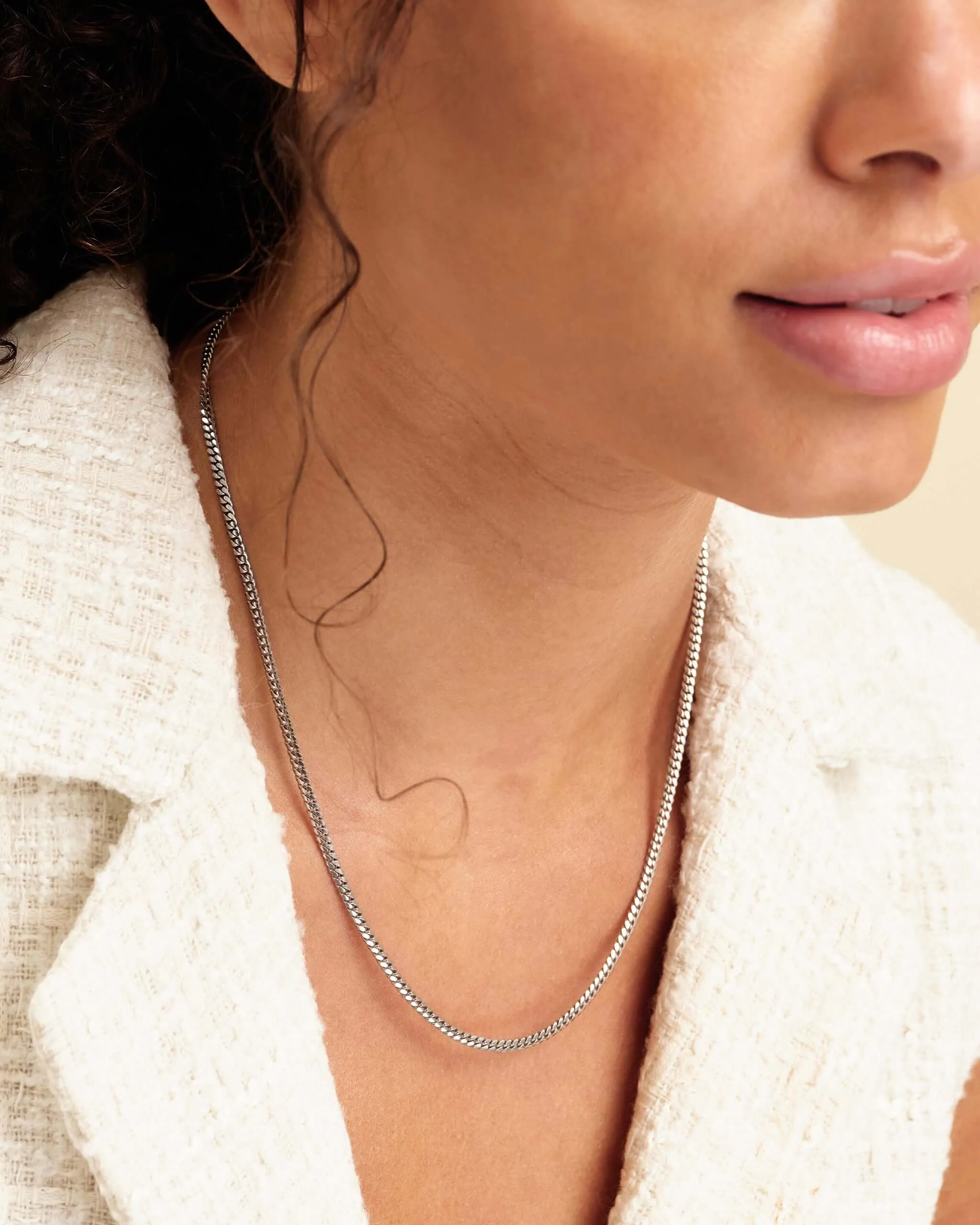 Women's Cuban Link Chain - 3mm