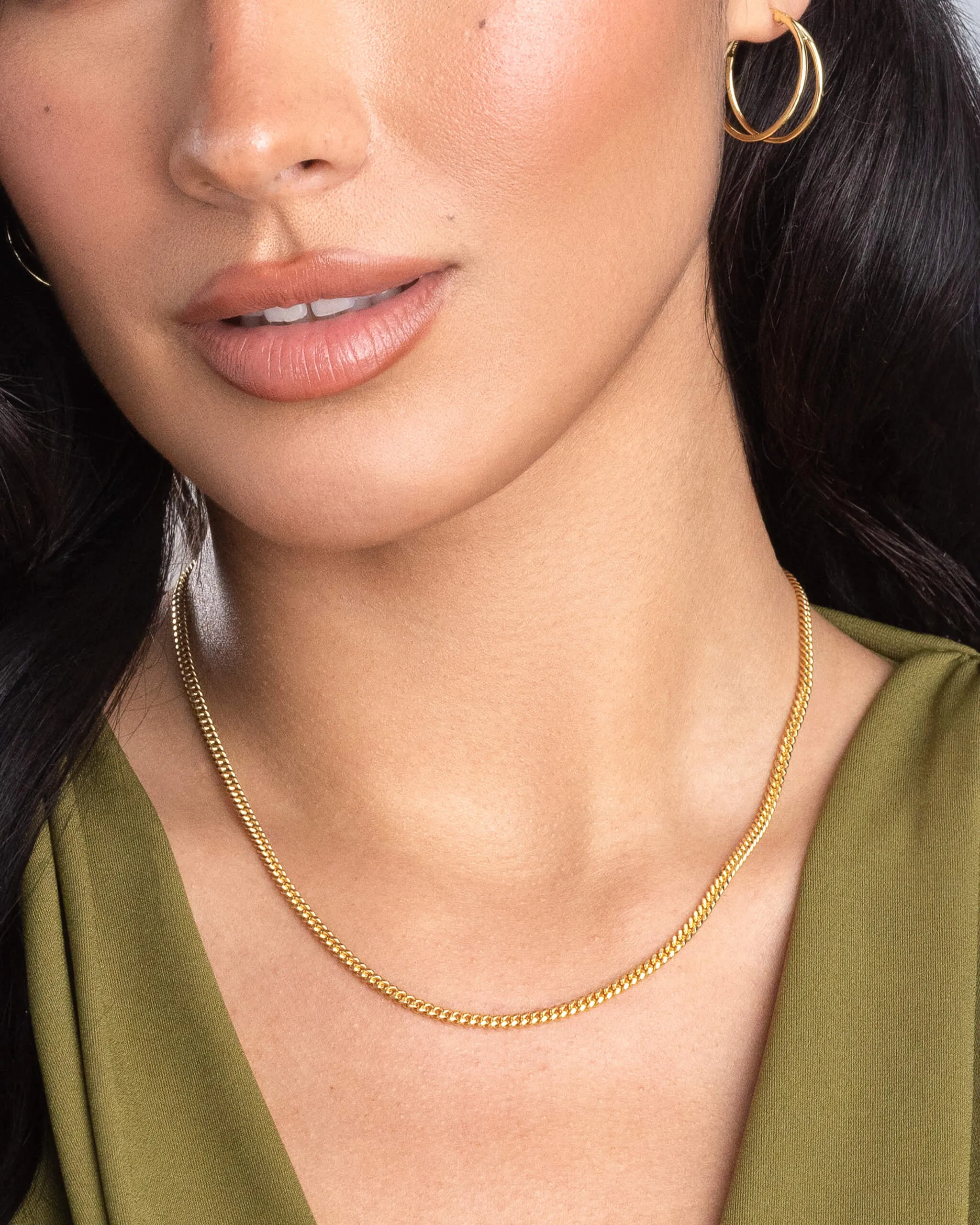 Women's Cuban Link Chain - 3mm