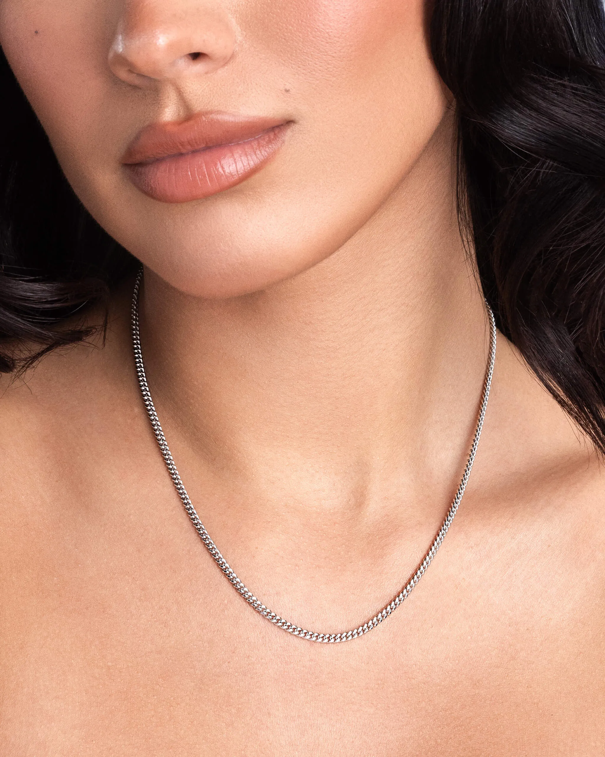 Women's Cuban Link Chain - 3mm