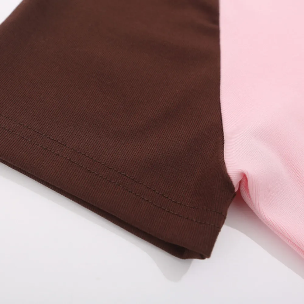 Women's Cute Rabbit Panel Cropped Top