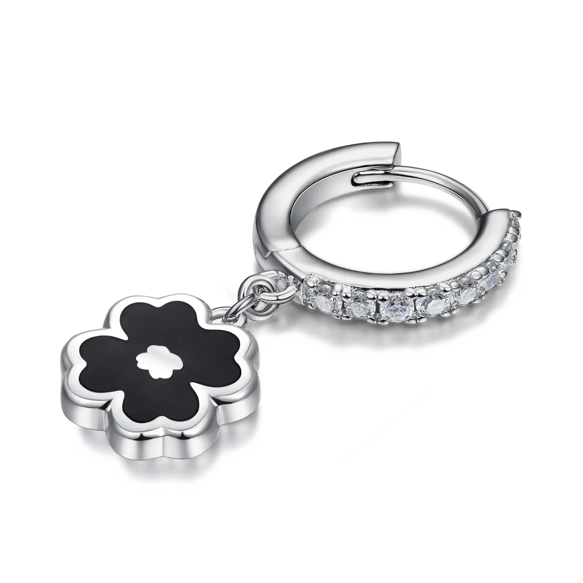 Women's Four-leaf Clover Dangly Earring
