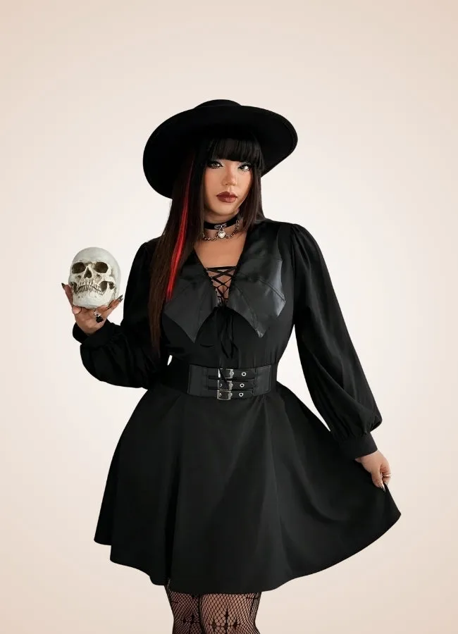 Women's Gothic Medieval Mini Dress