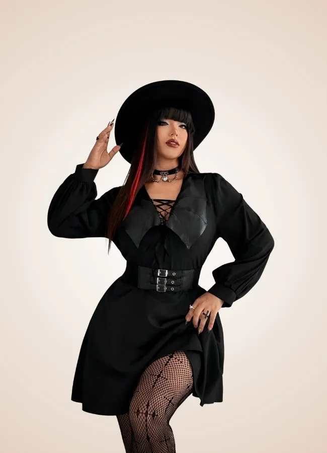 Women's Gothic Medieval Mini Dress