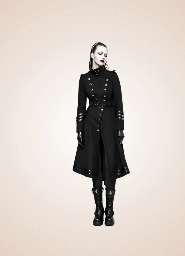 Women's Gothic Military Long Coat