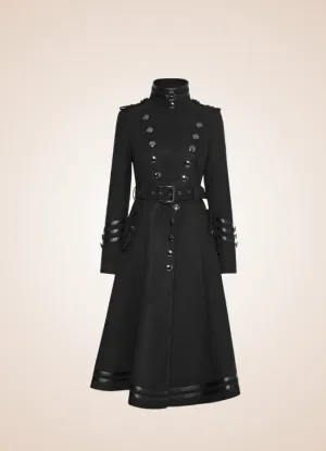 Women's Gothic Military Long Coat