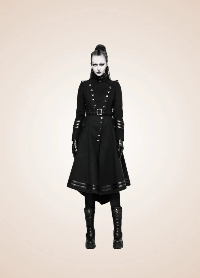 Women's Gothic Military Long Coat