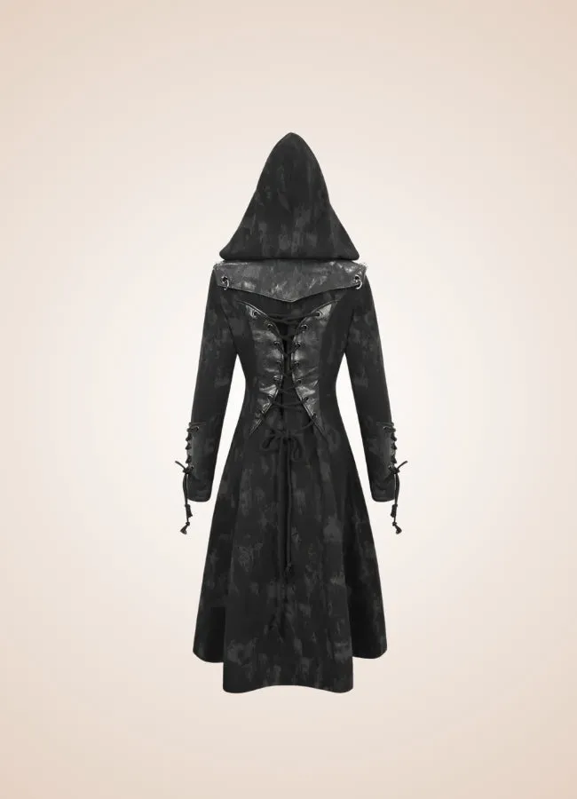 Women's Gothic Punk Hooded Jacket