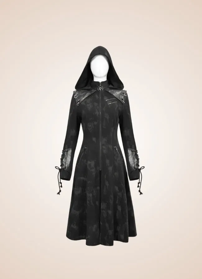 Women's Gothic Punk Hooded Jacket