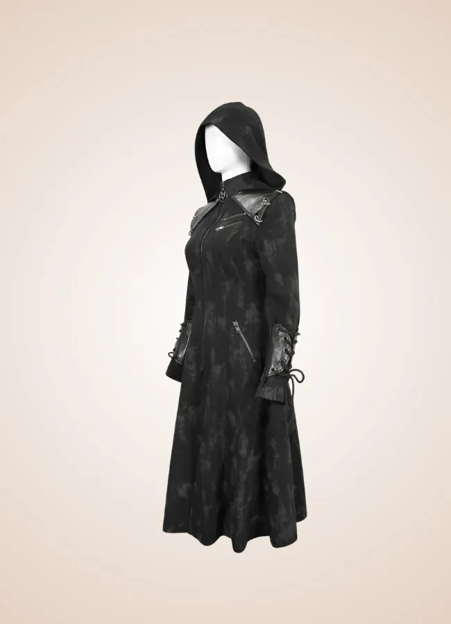 Women's Gothic Punk Hooded Jacket