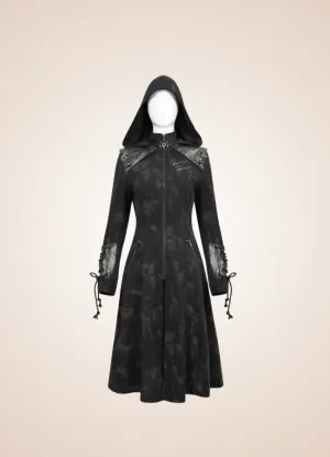 Women's Gothic Punk Hooded Jacket