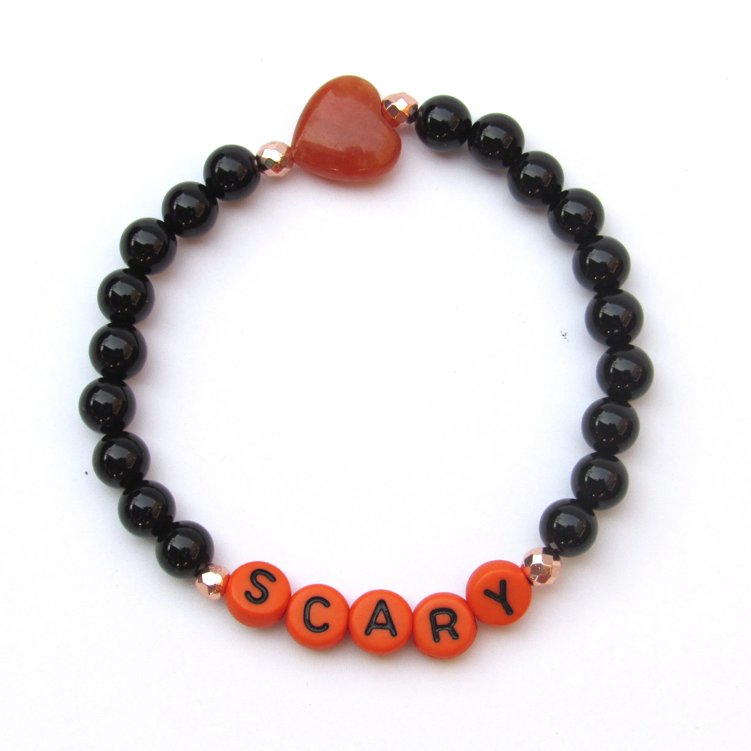 Women’s Halloween Gemstone phrase Bracelet Collection