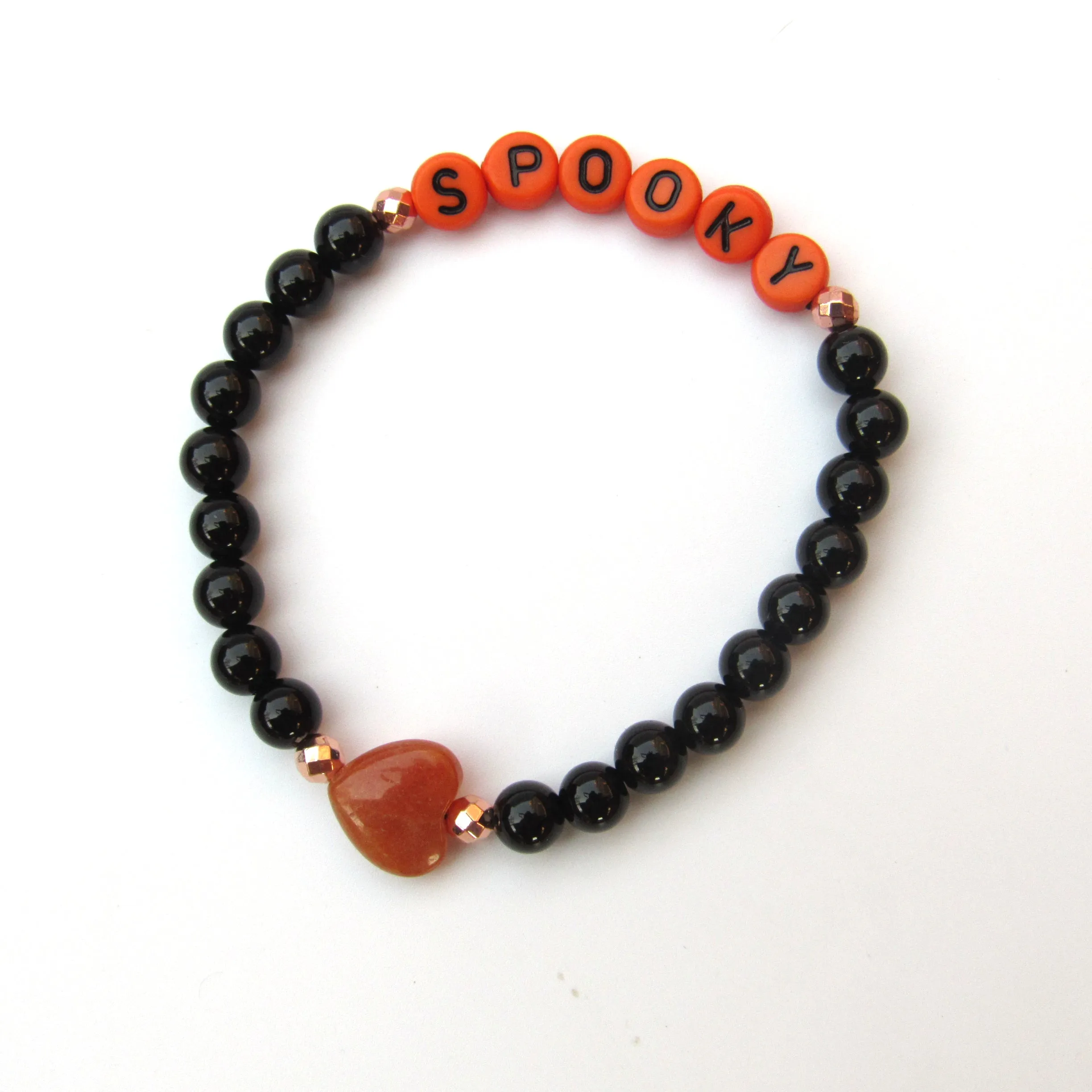 Women’s Halloween Gemstone phrase Bracelet Collection