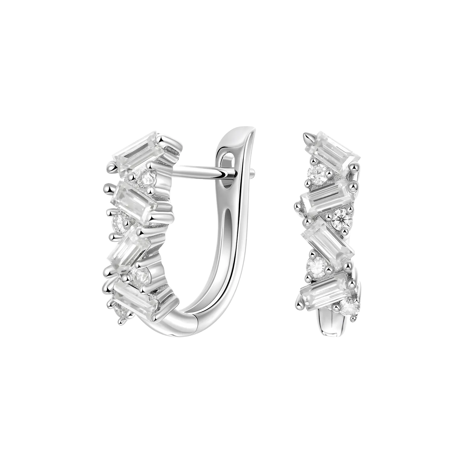 Women's Halo Hoop Earrings - Pair
