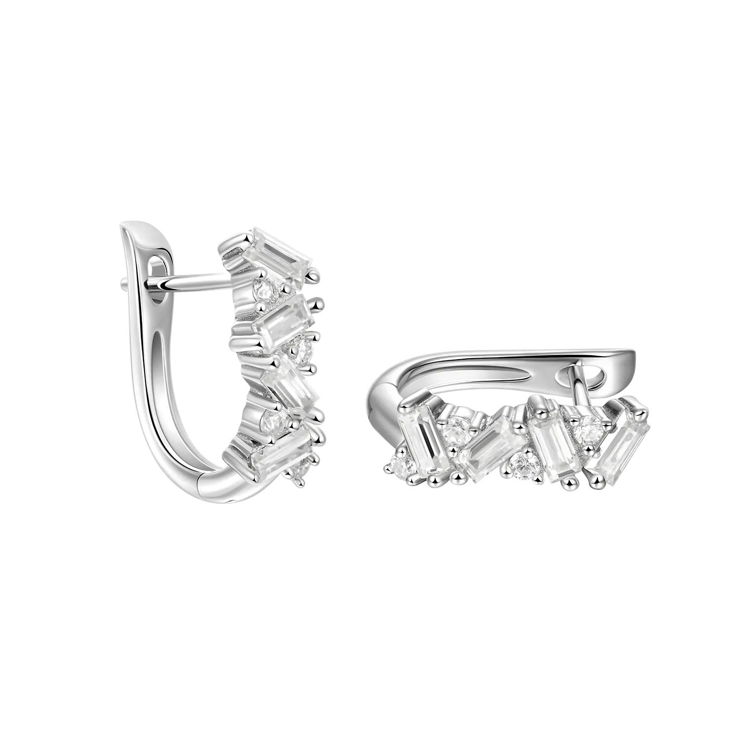Women's Halo Hoop Earrings - Pair