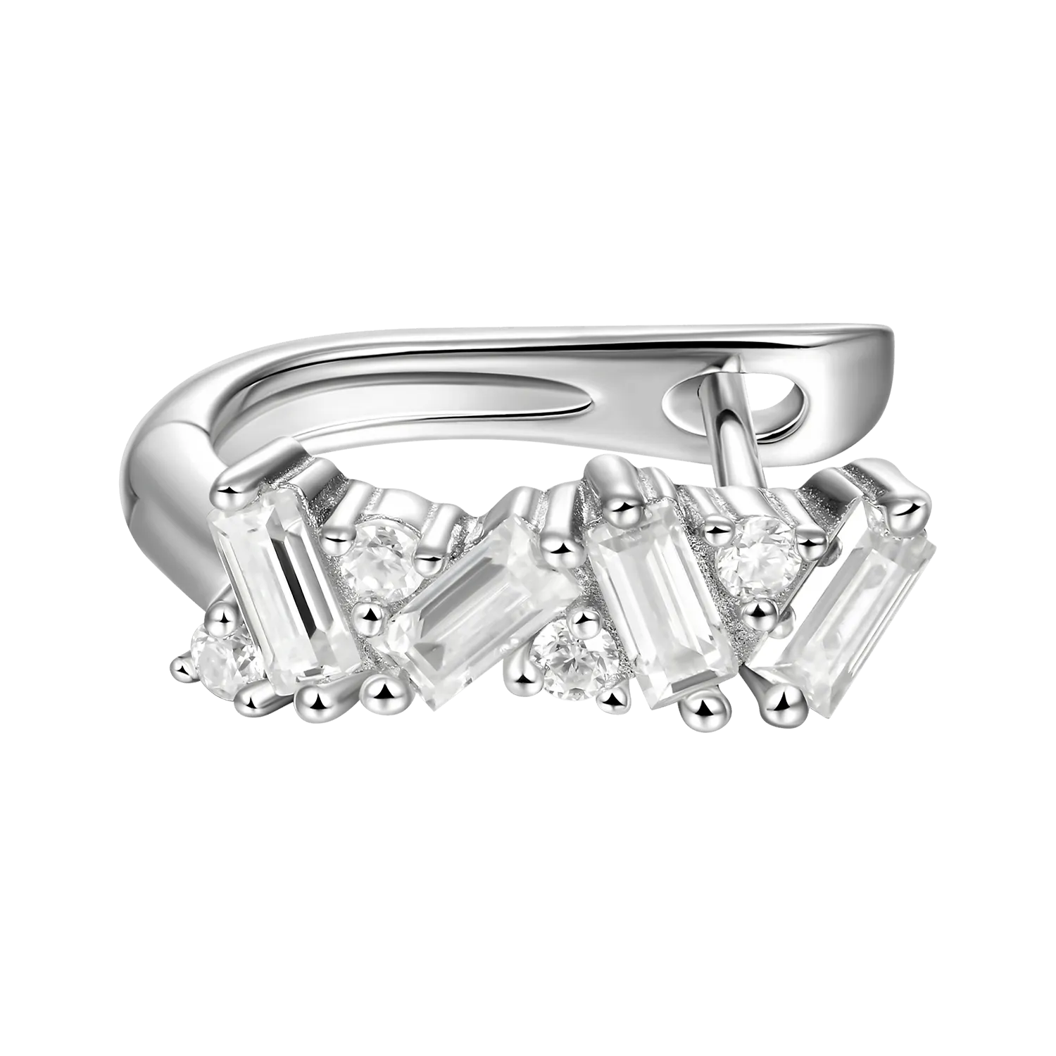 Women's Halo Hoop Earrings - Pair