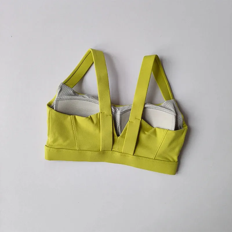 Women's High-Intensity Shockproof Yoga Vest - Professional Running Fitness Bra