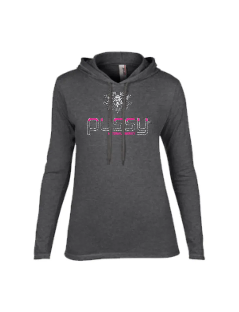 Women's Long Sleeve Hooded Logo T