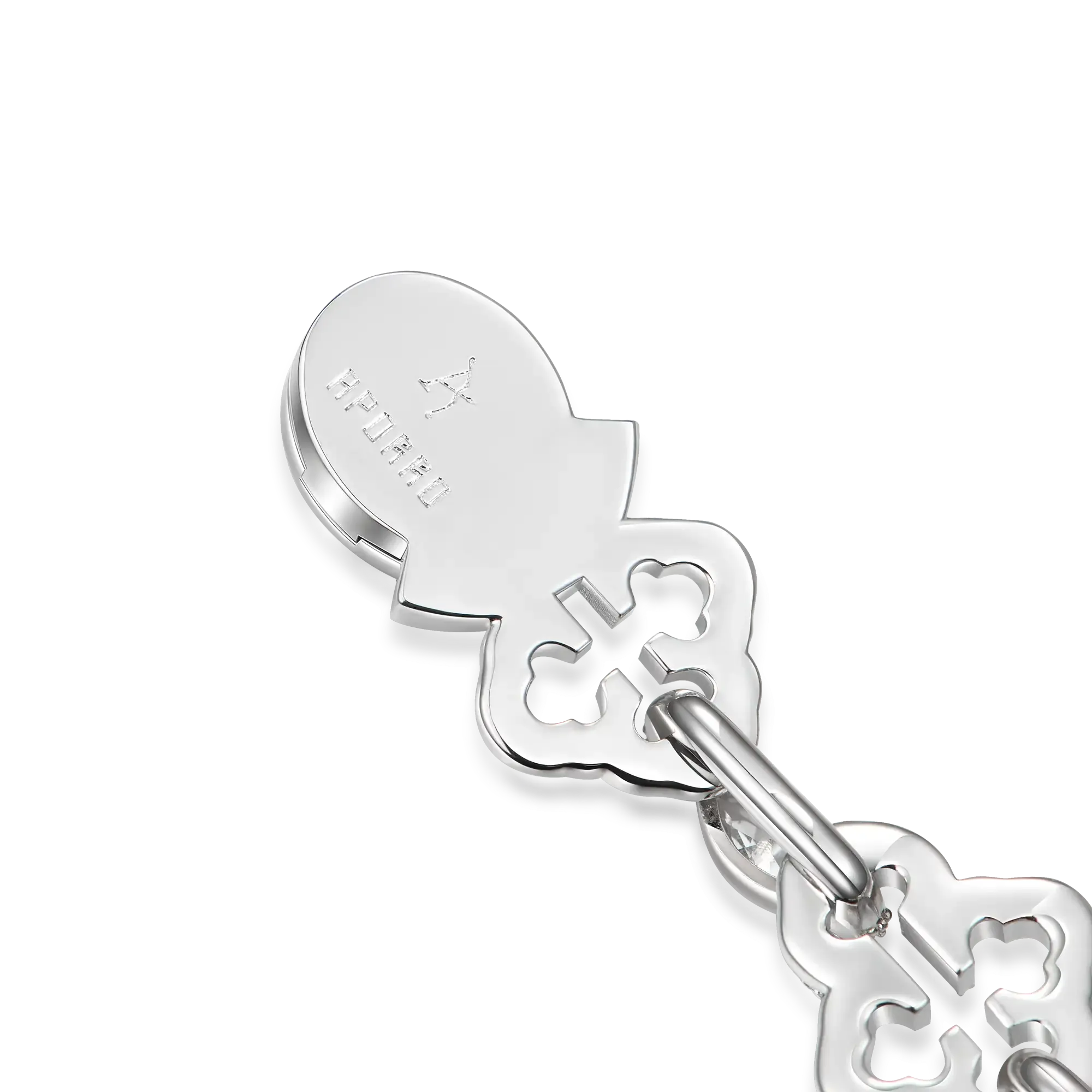 Women's Marquise Cut Mix Bottoni Cross Link Chain - 12mm