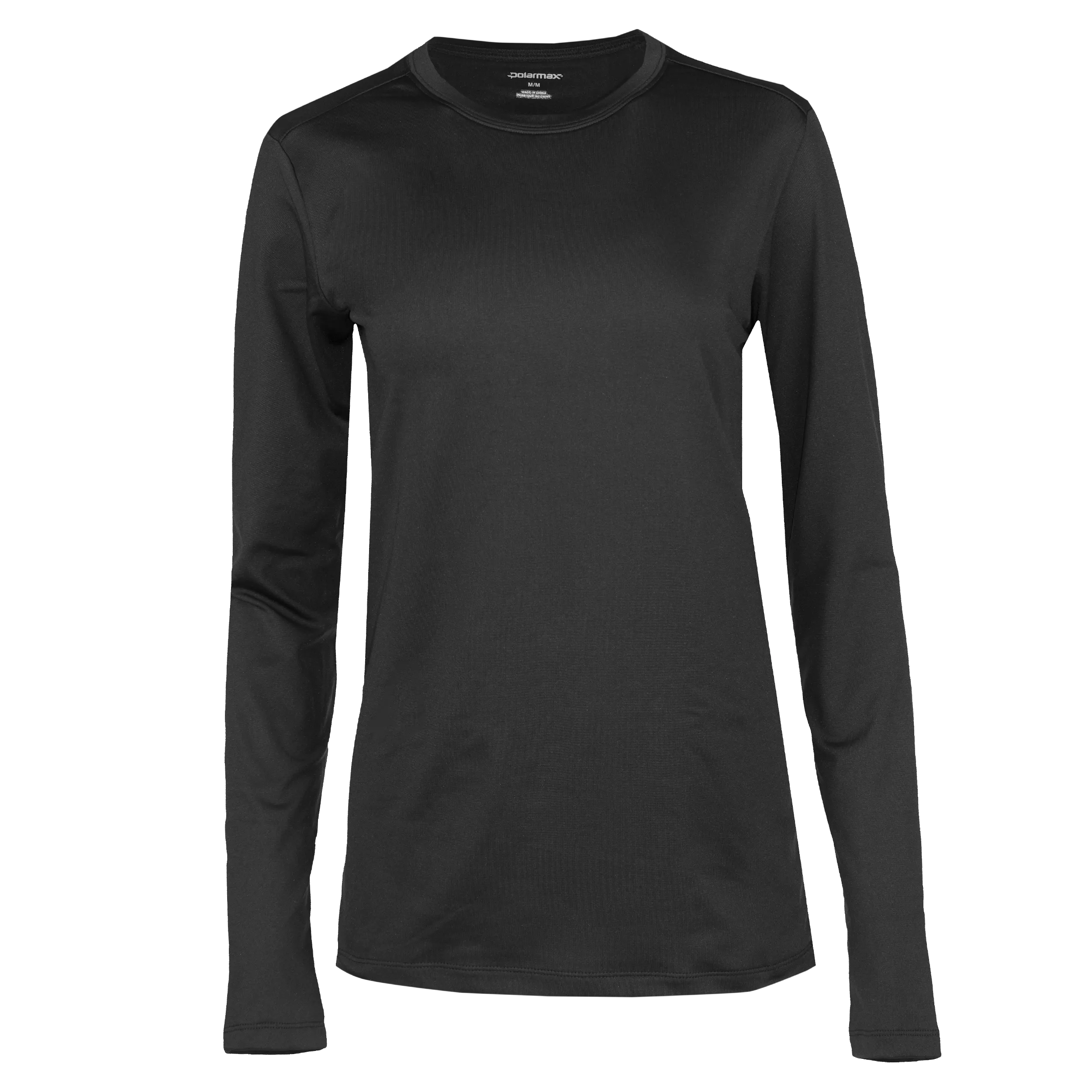 Women's Micro Fleece Crew - Black