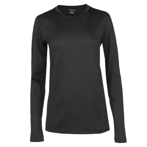 Women's Micro Fleece Crew - Black
