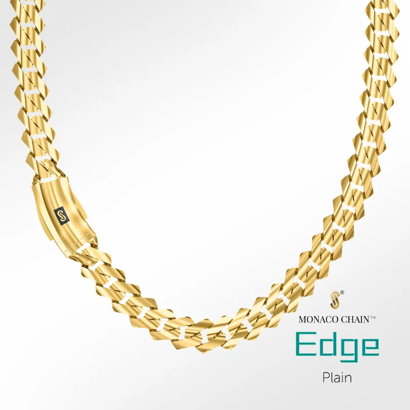 Women's Necklace/Choker - Monaco Chain EDGE Plain