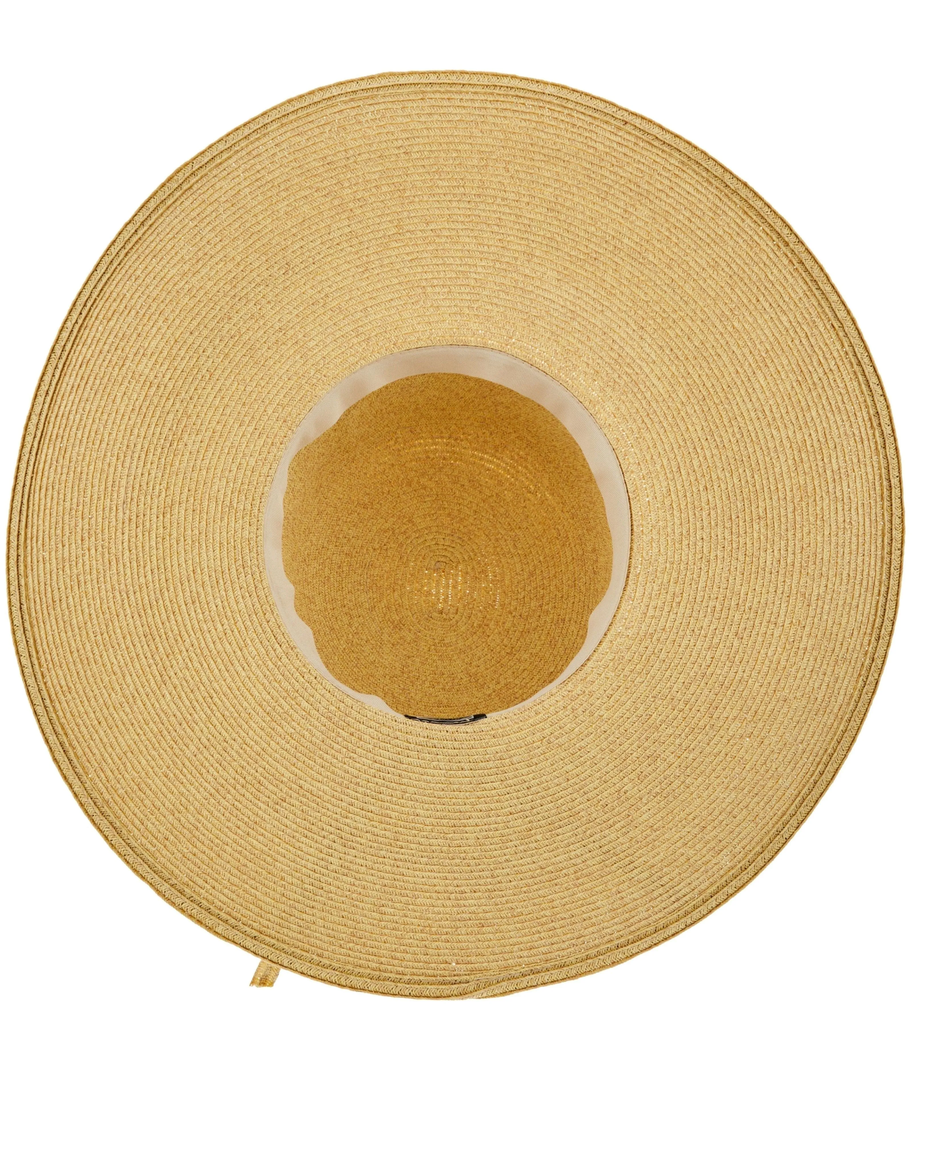 Women's Paper Braid Big Brim Hat