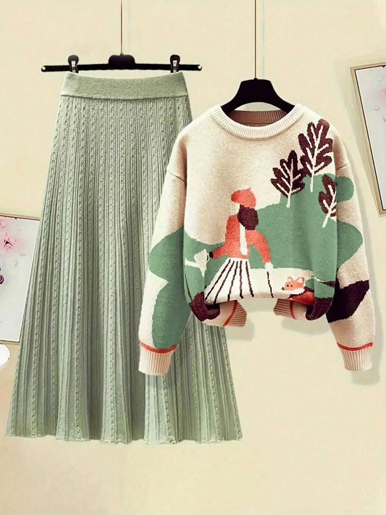 Women's Playful Pattern Sweater