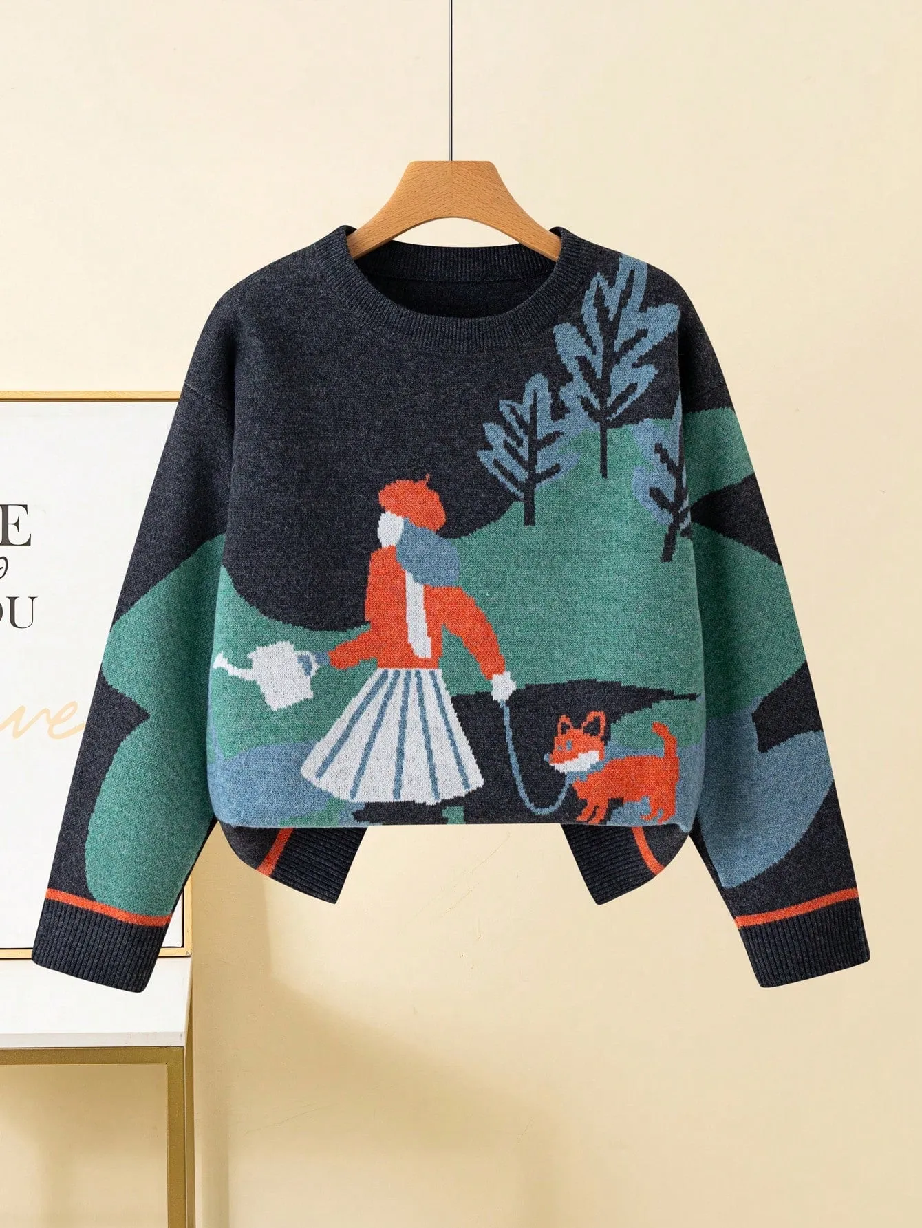 Women's Playful Pattern Sweater