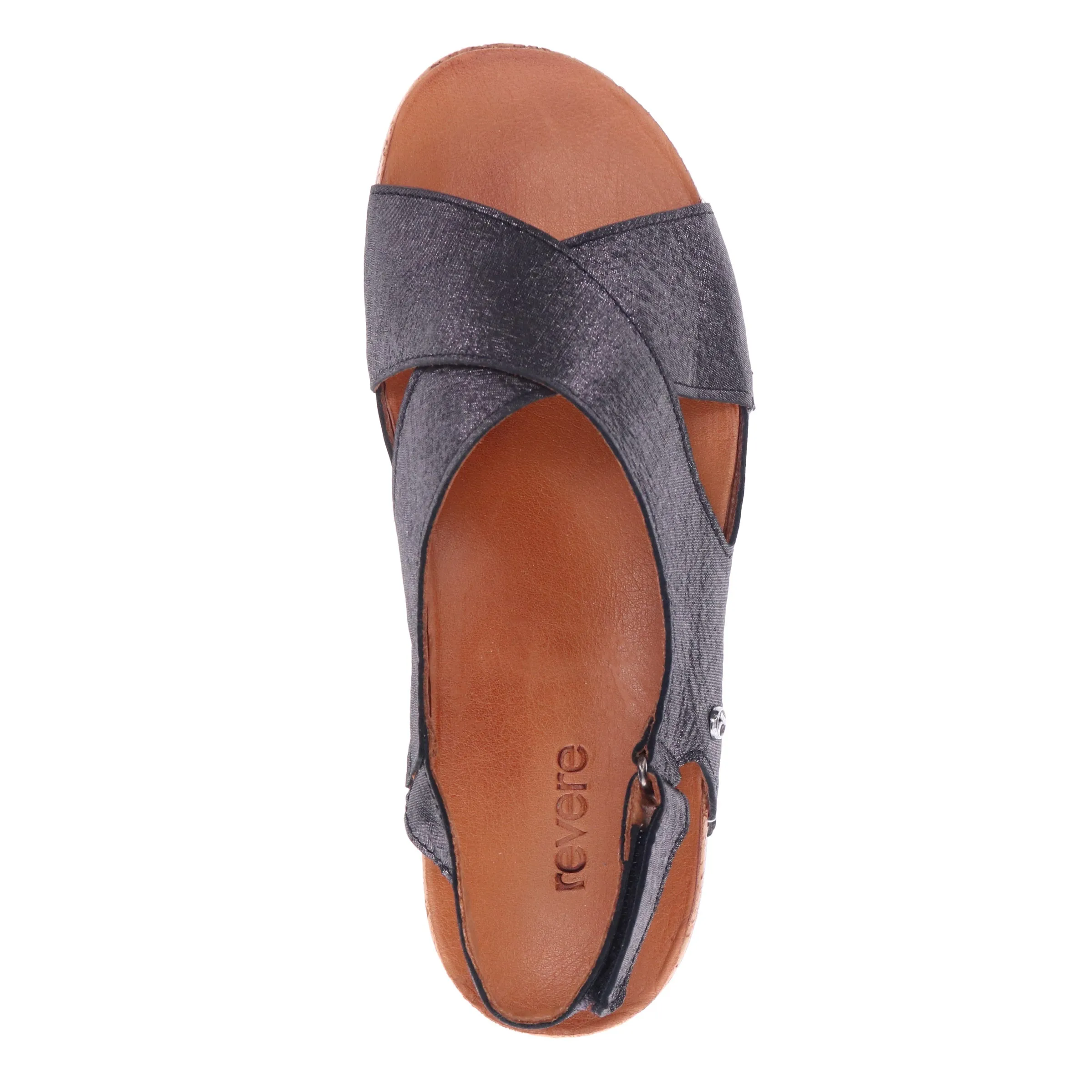 WOMEN'S REVERE COTTESLOE SANDAL | BLACK LINEN