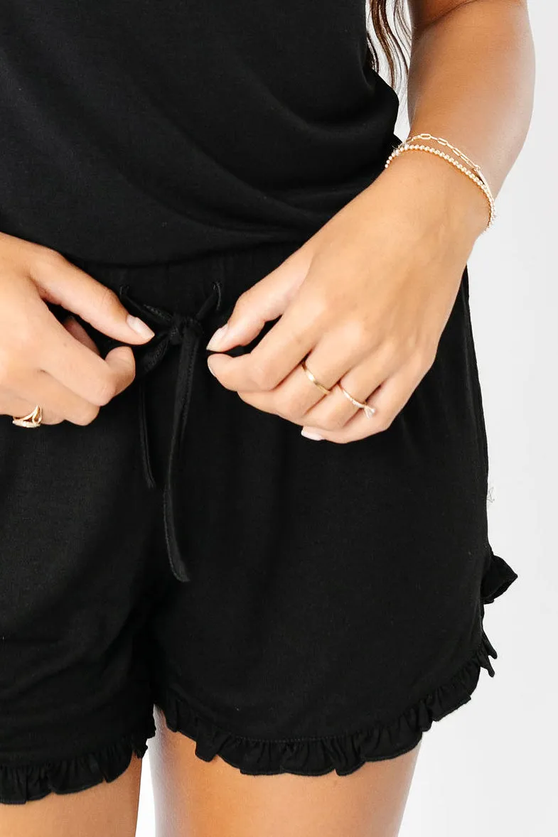Women's Ruffle Short - Midnight