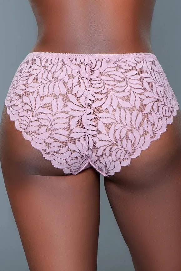 Women's Scalloped hem Mid Rise Lace Design Hipster Panty (Pack of 3)